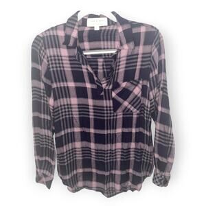 Cloth & Stone Flannel Shirt Sz Small EUC